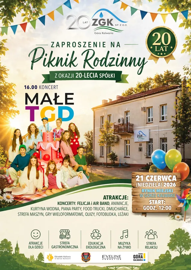 Piknik Rodzinny 20-lecie spółki ZGK w Górze Kalwarii